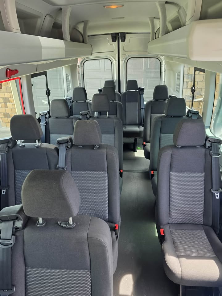 Ford Transit Bus - Spacious interior with comfortable 16-seat configuration